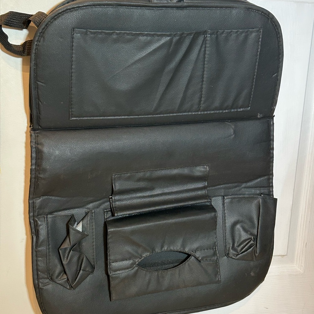 Black seat organizer